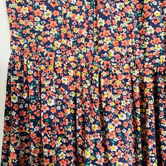 Carter's Little Girls Knee Length Pink Spring Floral Dress | Size: M/8 - Picture 3 of 6